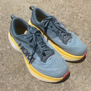 Hoka Men’s Bondi 8 Goblin Blue Mountain Spring Shoes